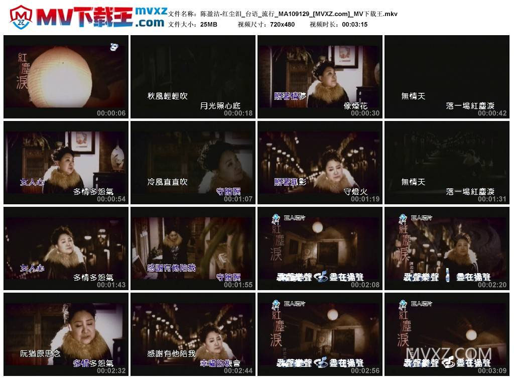 陈盈洁-红尘泪_台语_流行_MA109129